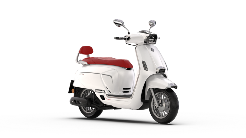 WHITE + Back Rest (SC125RE)